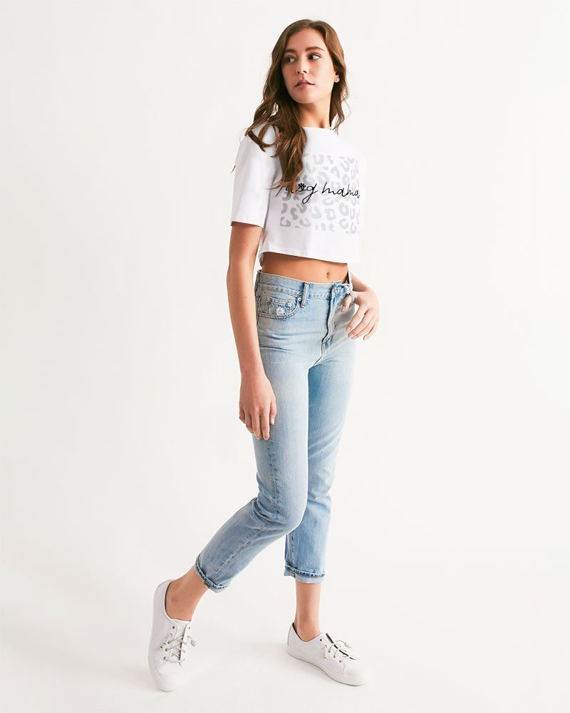 Dog mama cropped tee