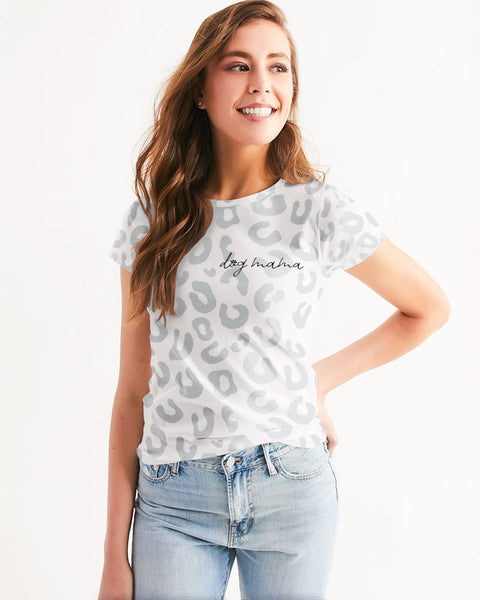 Animal print dog mama t-shirt
