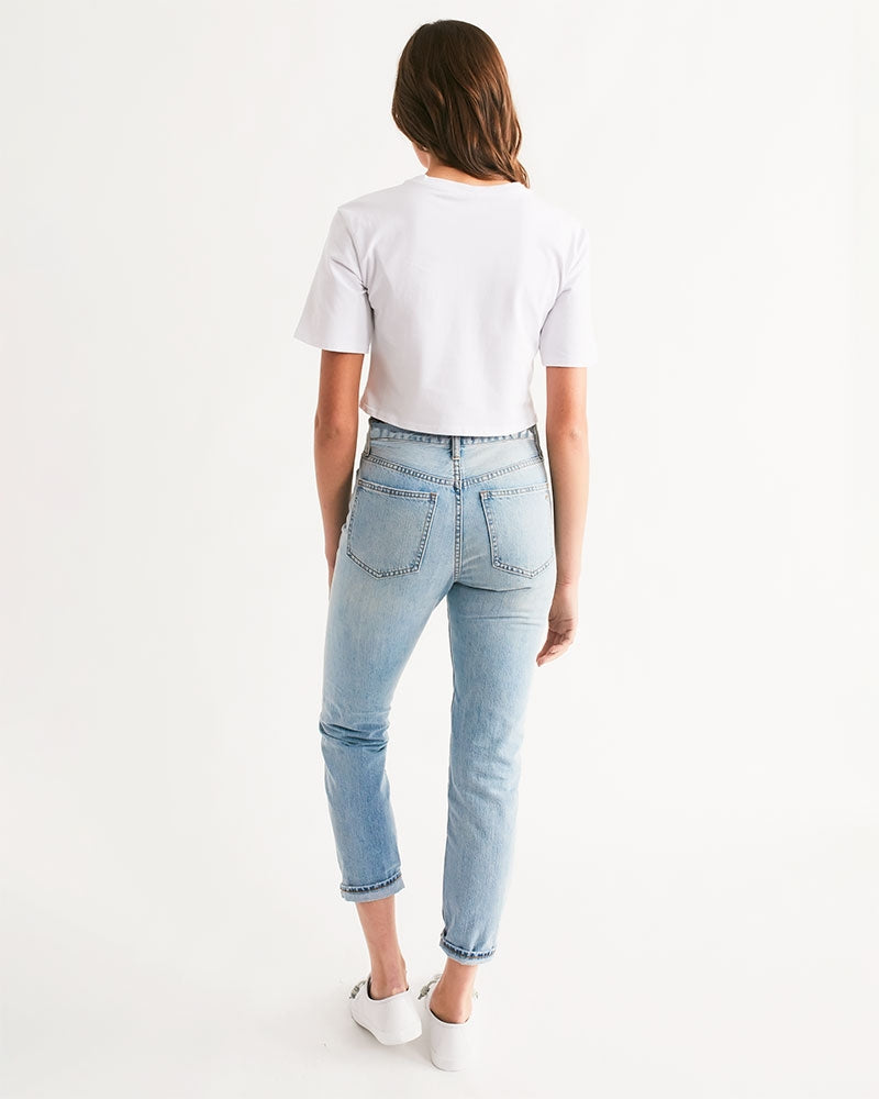 Dog mama cropped tee