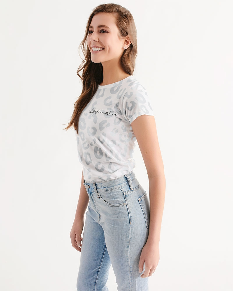Animal print dog mama t-shirt