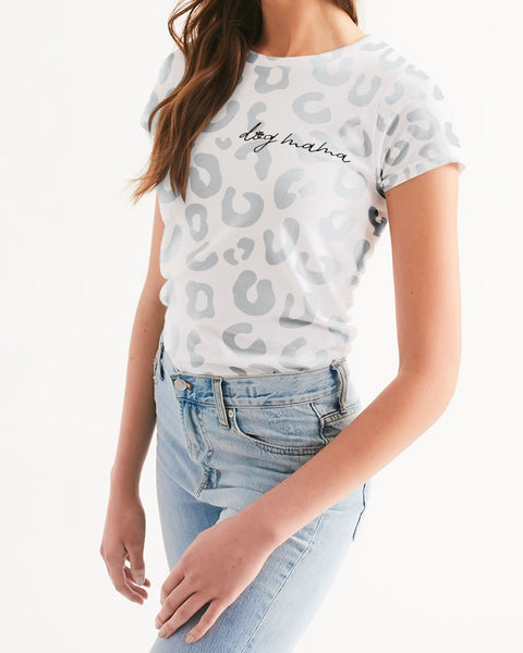 Animal print dog mama t-shirt