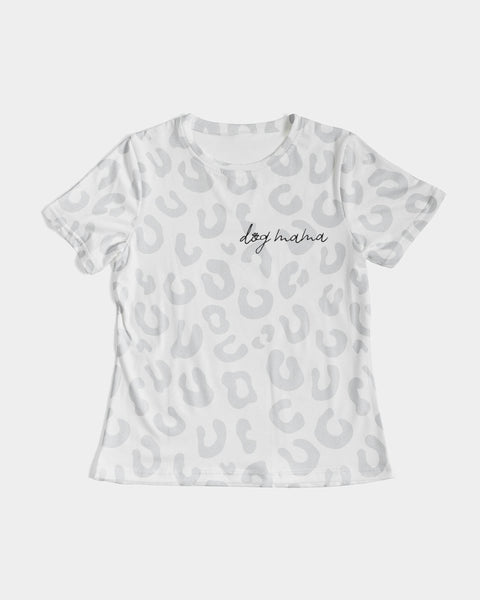 Animal print dog mama t-shirt